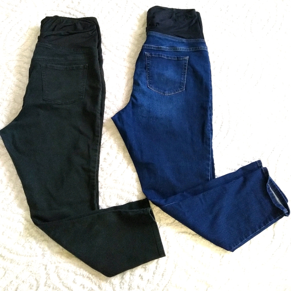 2 isabel maternity skinny jeans size 16R